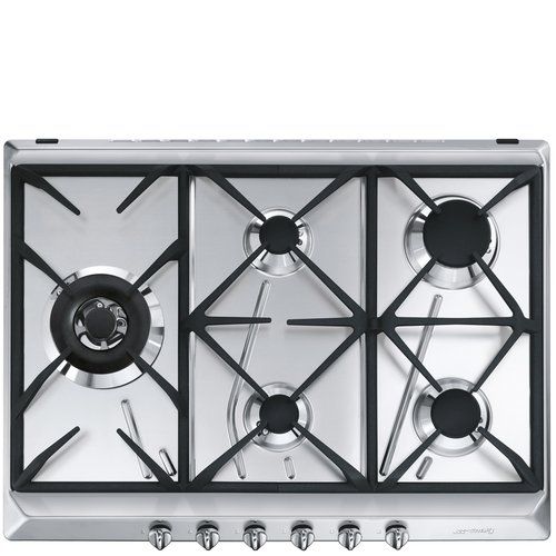 Piano cottura gas Smeg CONTEMPORANEA SRV575GH5 Inox