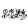 Batteria pentole Lagostina 010500000003 DIETETICA Cromo lucido