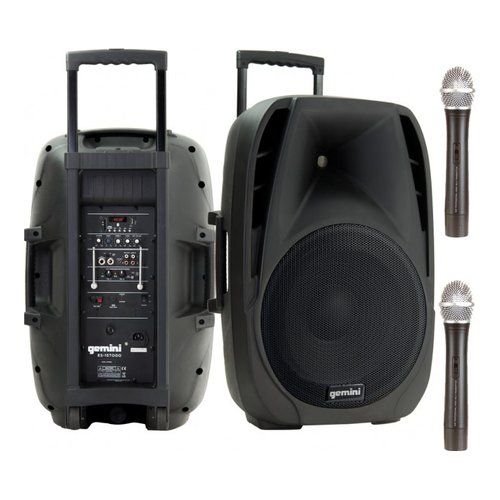 Set karaoke Gemini 1126083 ES TO GO SERIES Es 15Togo Black