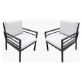 Set poltrone Amicasa LOREN Grigio scuro