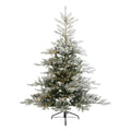 Albero Natale Amicasa 9670122 GRANDIS PVC e PE Verde innevato