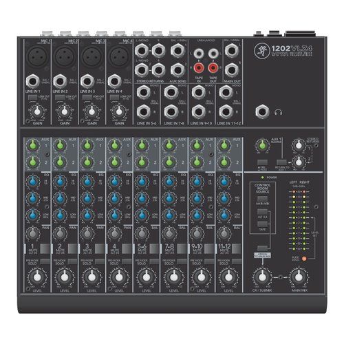 Mixer disc jockey Mackie 1202VLZ4 VLZ4 SERIES Black