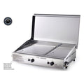 Piastra cottura Ompagrill 4071 M Cover Plancha Double Duegas Satinato