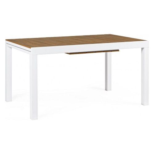 Tavolo da esterno Yes Everyday 0662823 ELIAS Teak e Bianco