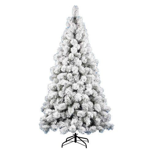 Albero Natale Amicasa SAINT MORITZ PVC Verde innevato