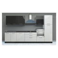 Cucina Forma Cucine PERLA Dx Bianco ottico e Grigio pepe lucido