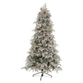 Albero Natale addobbato Amicasa SOLE PVC e PE Verde innevato