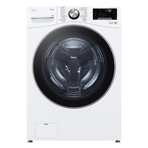 Lavatrice Lg SERIE P3 F0P3020TSWC AI DD Steam White e Black