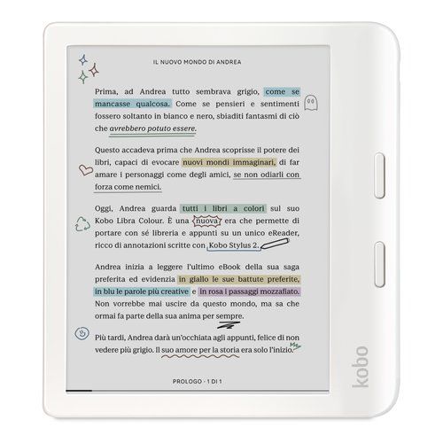 Ebook Kobo N428 KU WH K CK LIBRA Colour White