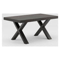 Tavolo Living Design ARUBA Nero e Marmo nero