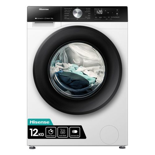 Lavatrice Hisense 20013530 3S WF3S1243BW3 White e Black