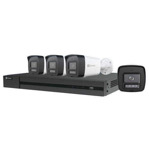 Videoregistratore sorveglianza Ezviz H3K PoE 4K Kit Black e White