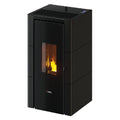 Stufa pellet Cadel 7025044 CRISTAL 7 T2 Antracite