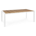 Tavolo da esterno Yes Everyday 0663239 ELIAS Teak e Bianco