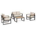 Set da esterno Yes Everyday 0663881 LEANDRO Antracite e Beige