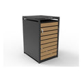 Box copribidone Amicasa singolo Antracite Wood