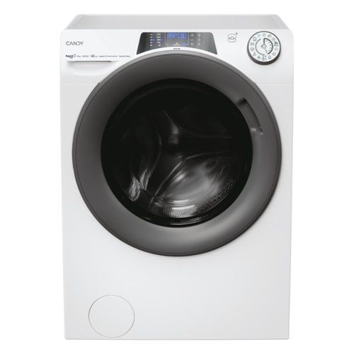 Lavatrice Candy 31020041 RAPIDO PRO RP 486BWMR9 1 S White e Gray
