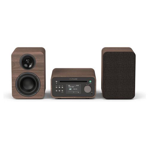 Compatto HI FI Pure 254592 CLASSIC Stereo Mini Bluetooth Coffee brown