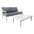 Set da esterno Amicasa 40667T B2 SET2 YOUNG White e Grey