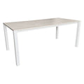 Tavolo da esterno Amicasa LY AT 154 STONE Bianco e Grey