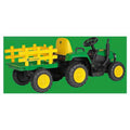 Trattore elettrico Peg IGOR0120 JOHN DEERE con rimorchio Farm Power R/