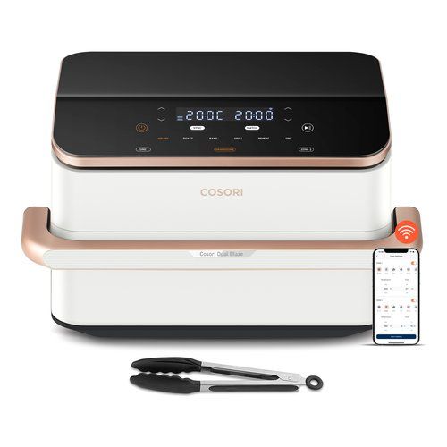 Friggitrice ad aria Cosori CAF TF101S WEUR Dual Blaze Twinfry White e