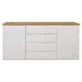 Madia Composad BS0369K77404 MUNDI Bianco e Rovere artisan