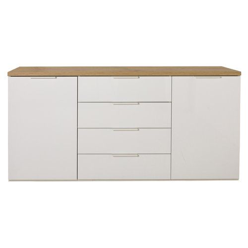 Madia Composad BS0369K77404 MUNDI Bianco e Rovere artisan