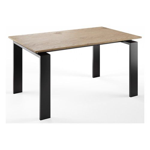 Tavolo Linea 88 52TOR150 0707MFMF TORINO Nero e Rovere cadiz