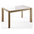 Tavolo Linea 88 52MNW140 06MF6688 NEW MILANO Rovere cadiz e Vetro bian