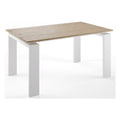 Tavolo Linea 88 52TOR150 0606MFMF TORINO Bianco opaco e Rovere cadiz