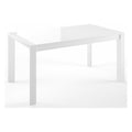 Tavolo Linea 88 52MNW140 06806688 NEW MILANO Bianco opaco e Vetro bian