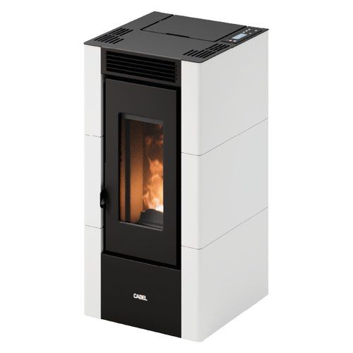Stufa pellet Cadel 7025097 CRISTAL 6 T1 White