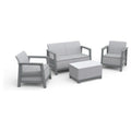 Set da esterno Allibert 264037 SCANDI Ash grey e Storm grey