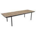 Tavolo da esterno Allibert 270948 PORTO Black e Ashwood