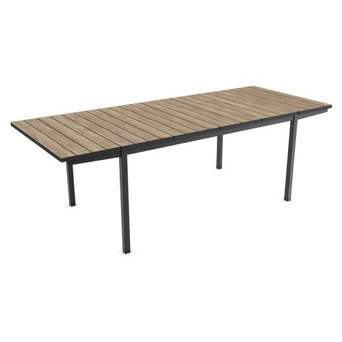 Tavolo da esterno Allibert 270946 PORTO Black e Ashwood