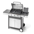 Barbecue GPL Ompagrill 4 B INDIANAPOLIS Grigio e Inox
