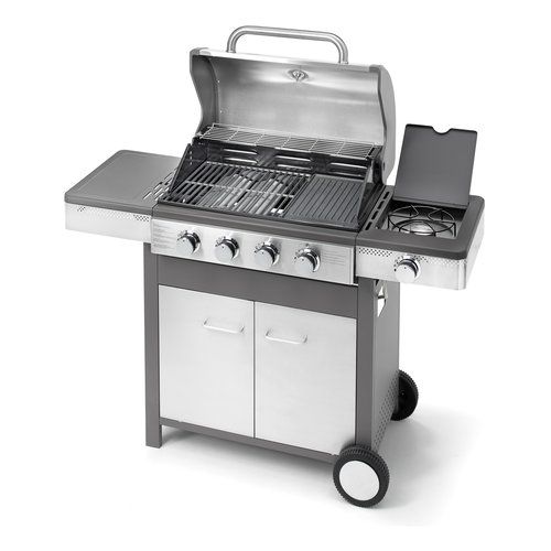 Barbecue GPL Ompagrill 5 B INDIANAPOLIS Grigio e Inox