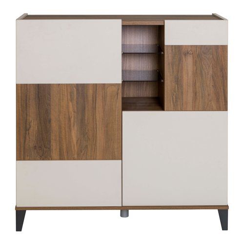 Madia Composad BSA718K92504 VITTORIA Noce brera e Grigio cashmere