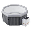 Spa idromassaggio Mspa FTU062W TUSCANY rigida smart Wifi Grigio effett