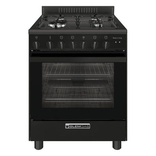 Cucina gas Glem Gas SPECIALISTA SE SA66TBK Black