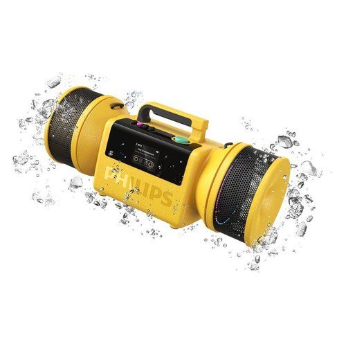 Cassa party Philips TAMS80Y 00 MOVING SOUND The Tube Auracast Yellow