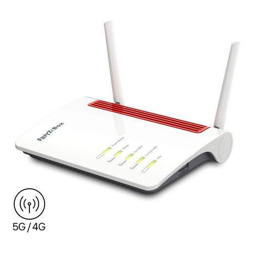 Modem router Fritz! 20003181 BOX 6850 5G v2 International White e Red