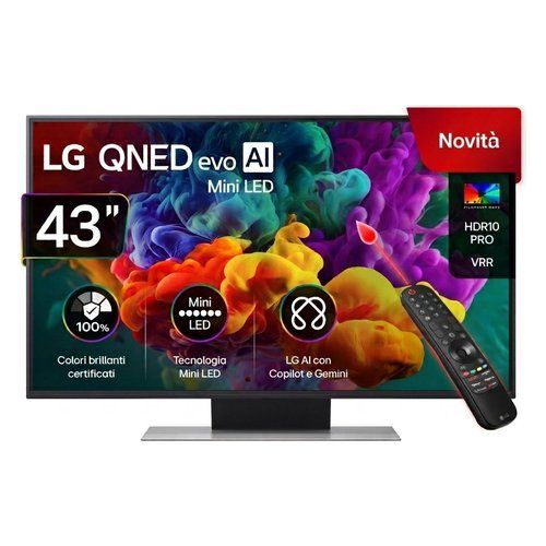 Tv Lg 43QNED86B6B API SERIE QNED86B evo AI Charcoal black