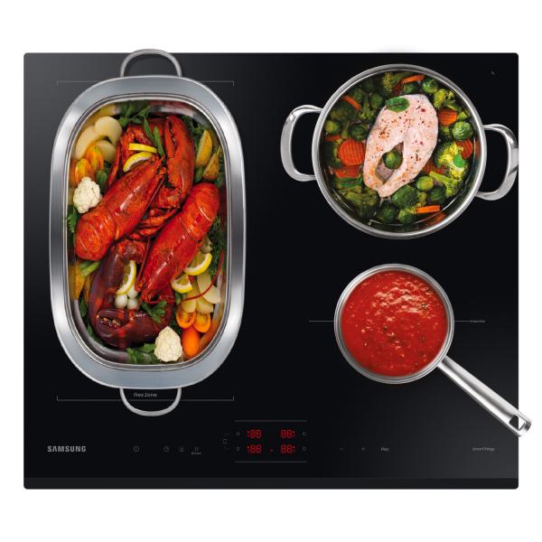 P.COTT.INDUZ.60CM 4Z FLEXZONE FORO 48CM WIFI NERO