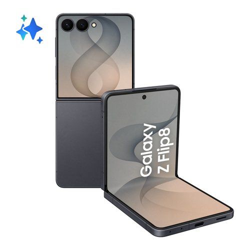 Smartphone Samsung SM F776BZKHEUE GALAXY AI Z FLIP8 Graphite