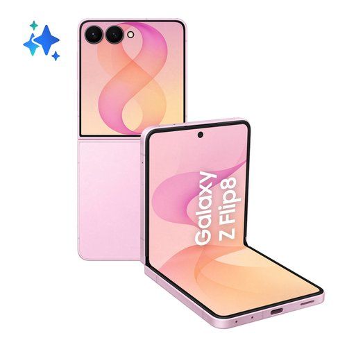 Smartphone Samsung SM F776BLIHEUE GALAXY AI Z FLIP8 Pink