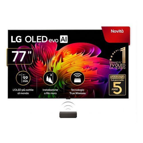 Tv Lg OLED77W69LA API SERIE W6 evo AI Wallpaper Umber brown