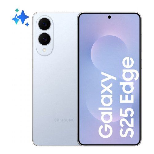 Smartphone Samsung SM S937BLBDEUE GALAXY AI S25 EDGE Titanium Icyblue