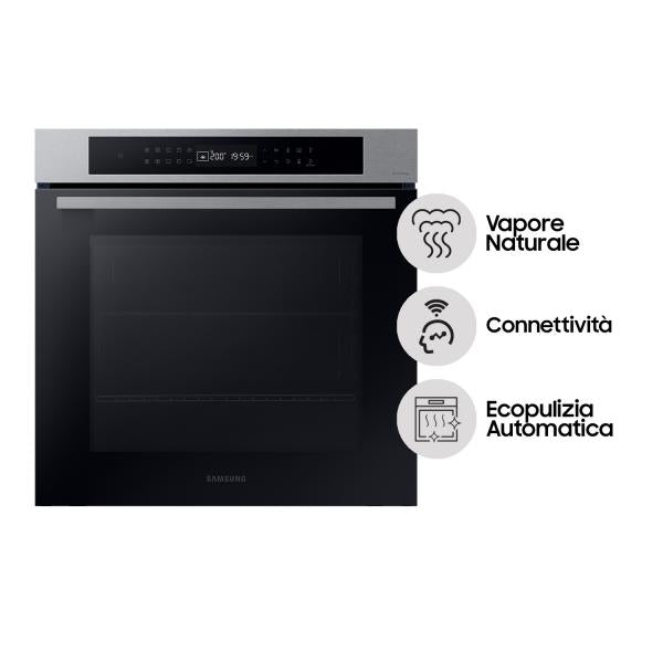 NV7B4040VBS FORNO 76 LT A+VAPORE NAT. WIFI INOX SINGLE FAN